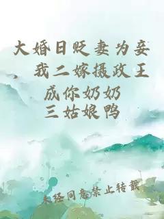 大婚日贬妻为妾，我二嫁摄政王成你奶奶