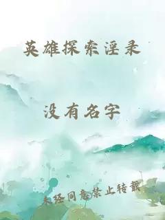 英雄探索淫录