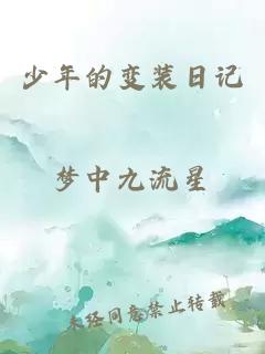 少年的变装日记