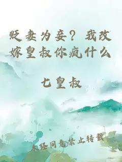 贬妻为妾？我改嫁皇叔你疯什么