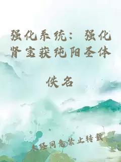 强化系统：强化肾宝获纯阳圣体